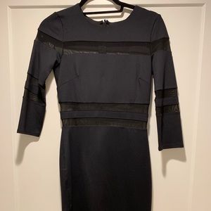 Bebe Mesh Bandage Dress